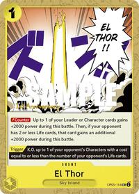 El Thor - Awakening of the New Era: 1st Anniversary Tournament Cards - UC - OP05-114