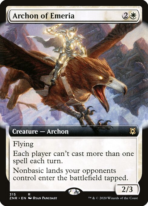 Archon of Emeria (Extended Art) - Zendikar Rising - R - 315