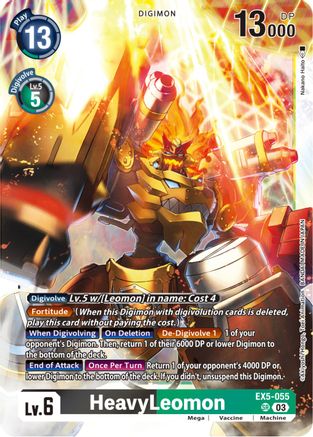 HeavyLeomon - Animal Colosseum - Super Rare - EX5-055 SR