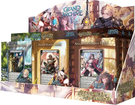Grand Archive Alchemical Revolution Starter Deck Display