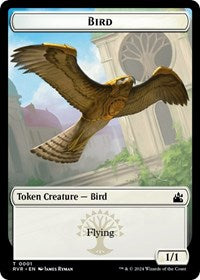Bird // Bird Illusion Double-Sided Token - Ravnica Remastered - T - 1 // 5