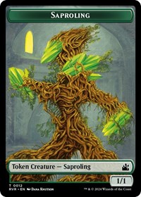 Saproling // Soldier Double-Sided Token - Ravnica Remastered - T - 12 // 16