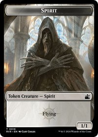 Spirit (0018) // Voja Double-Sided Token - Ravnica Remastered - T - 18 // 19