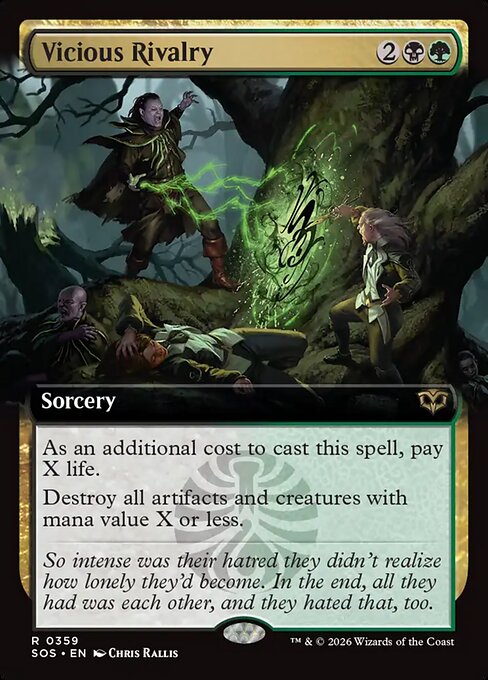 Vicious Rivalry (Extended Art) - Secrets of Strixhaven - R - 359