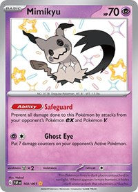 Mimikyu - 160/091 - SV: Paldean Fates - Shiny Rare - 160/091