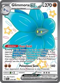 Glimmora ex - SV: Paldean Fates - Shiny Ultra Rare - 218/091