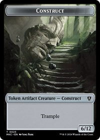 Construct // Soldier Double-Sided Token - Commander: Murders at Karlov Manor - T - 23 // 3