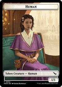 Human // Ogre Double-Sided Token - Commander: Murders at Karlov Manor - T - 2 // 14