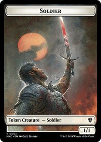Soldier // Ogre Double-Sided Token - Commander: Murders at Karlov Manor - T - 3 // 14