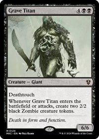 Grave Titan - Commander: Murders at Karlov Manor - M - 129
