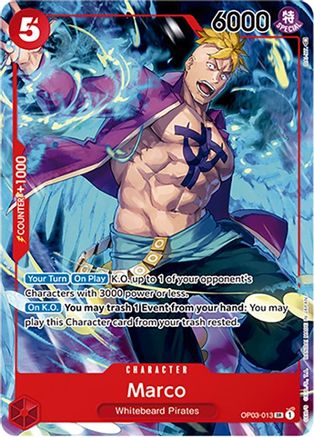 Marco (Japanese 1st Anniversary Set) - One Piece Promotion Cards - SR - OP03-013