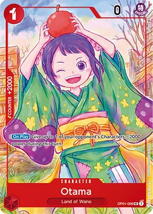 Otama (Japanese 1st Anniversary Set) - One Piece Promotion Cards - UC - OP01-006