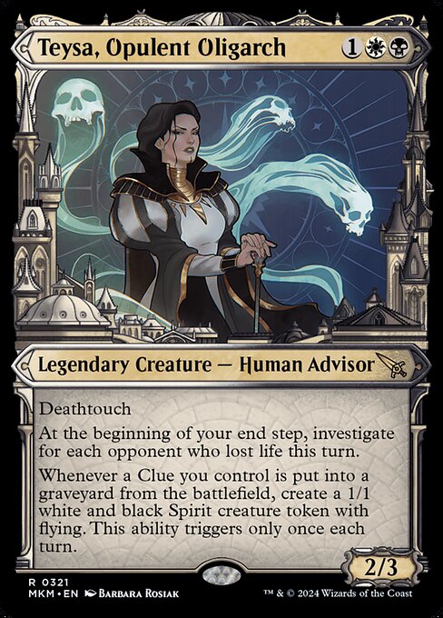 Teysa, Opulent Oligarch (Showcase) (0321) - Murders at Karlov Manor - R - 321