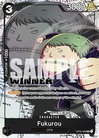 Fukurou (Winner Pack Vol. 6) - One Piece Promotion Cards - UC - OP03-088