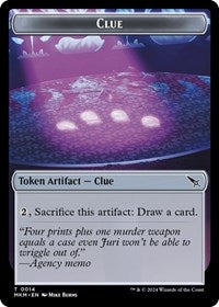 Clue (0014) // A 0041 Double-Sided Token - Murders at Karlov Manor - T - 14 // 41