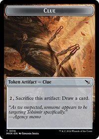 Clue (0016) // A 0043 Double-Sided Token - Murders at Karlov Manor - T - 16 // 43