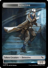 Detective // Human Double-Sided Token - Murders at Karlov Manor - T - 10 // 2