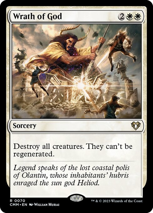 Wrath of God - Commander Masters - R - 70