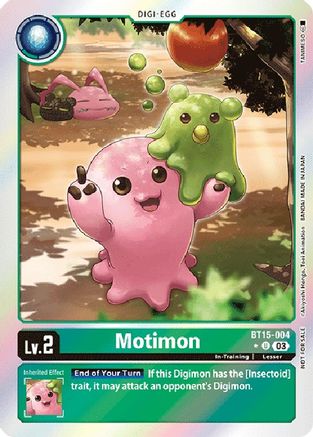 Motimon (Exceed Apocalypse Box Promotion Pack) - Exceed Apocalypse - Uncommon - BT15-004 U