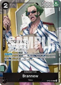 Brannew (Online Regional 2024) [Finalist] - One Piece Promotion Cards - R - OP03-089