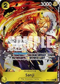 Sanji (Offline Regional 2024) [Finalist] - One Piece Promotion Cards - R - OP03-102