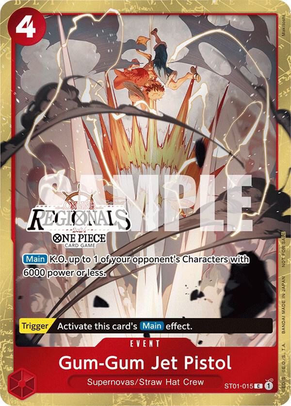 Gum-Gum Jet Pistol (Online Regional 2024) [Participant] - One Piece Promotion Cards - C - ST01-015