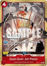 Gum-Gum Jet Pistol (Offline Regional 2024) [Participant] - One Piece Promotion Cards - C - ST01-015
