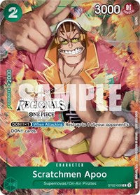 Scratchmen Apoo (Online Regional 2024) [Participant] - One Piece Promotion Cards - C - ST02-008