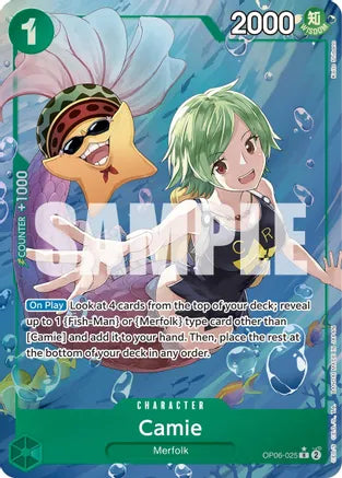 Camie (Alternate Art) - Wings of the Captain - R - OP06-025