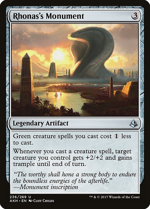 Rhonas's Monument - The List Reprints - U - 236