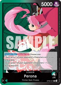 Perona (021) - Wings of the Captain - L - OP06-021