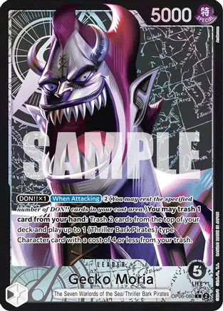 Gecko Moria (080) (Alternate Art) - Wings of the Captain - L - OP06-080