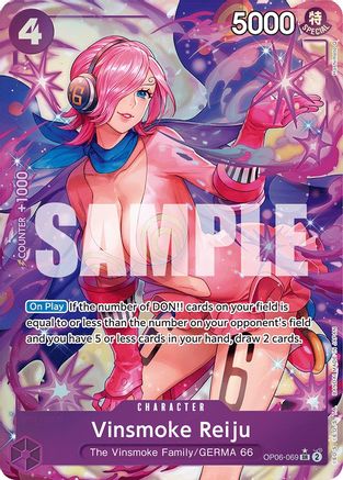 Vinsmoke Reiju (069) (Alternate Art) - Wings of the Captain - SR - OP06-069