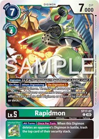 Rapidmon - ST17-07 - Starter Deck 17: Double Typhoon Advanced Deck Set - Common - ST17-07 C