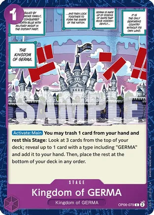 Kingdom of GERMA - Wings of the Captain - C - OP06-079