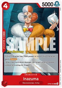 Inazuma - Wings of the Captain Pre-Release Cards - C - OP06-002