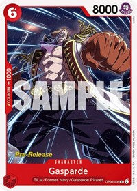 Gasparde - Wings of the Captain Pre-Release Cards - C - OP06-005