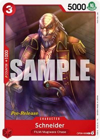 Schneider - Wings of the Captain Pre-Release Cards - C - OP06-008