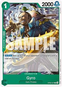 Gyro - Wings of the Captain Pre-Release Cards - C - OP06-027
