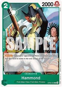 Hammond - Wings of the Captain Pre-Release Cards - C - OP06-032