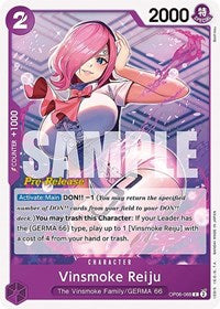 Vinsmoke Reiju (068) - Wings of the Captain Pre-Release Cards - C - OP06-068