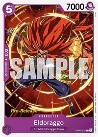 Eldoraggo - Wings of the Captain Pre-Release Cards - C - OP06-070