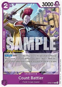 Count Battler - Wings of the Captain Pre-Release Cards - C - OP06-075