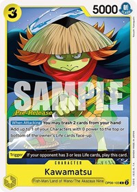 Kawamatsu - Wings of the Captain Pre-Release Cards - C - OP06-103