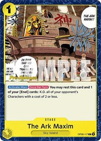 The Ark Maxim - Wings of the Captain Pre-Release Cards - C - OP06-117