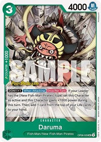 Daruma - Wings of the Captain Pre-Release Cards - UC - OP06-029