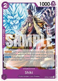 Shiki - Wings of the Captain Pre-Release Cards - UC - OP06-073