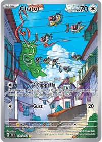 Chatot - 181/162 - SV05: Temporal Forces - Illustration Rare - 181/162