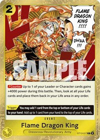 Flame Dragon King - Ultra Deck: The Three Brothers - C - ST13-017