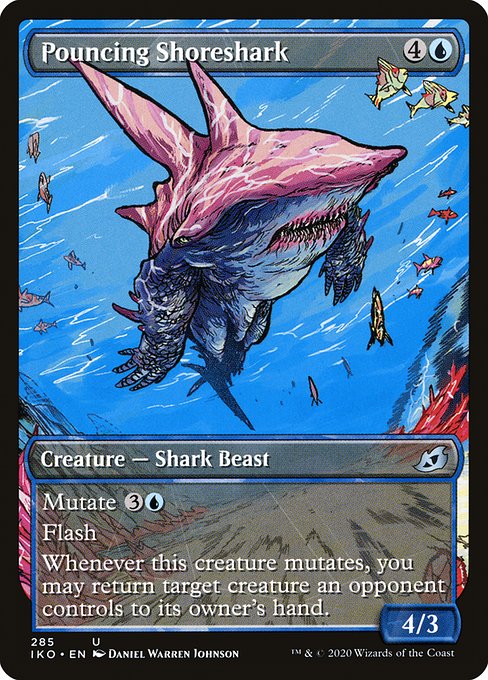 Pouncing Shoreshark (Showcase) - Ikoria: Lair of Behemoths - U - 285